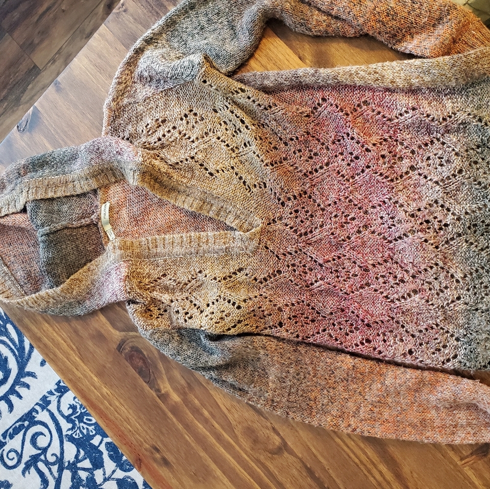Maurices ombre hooded sweater